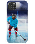 'The Hockey Player' Personalized Phone Case
