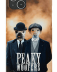 'Peaky Woofers' Personalized 2 Pet Phone Case