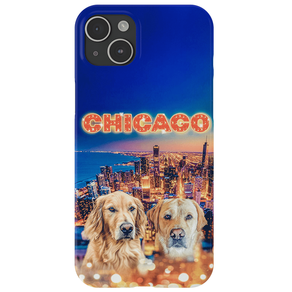 &#39;Doggos Of Chicago&#39; Personalized 2 Pet Phone Case