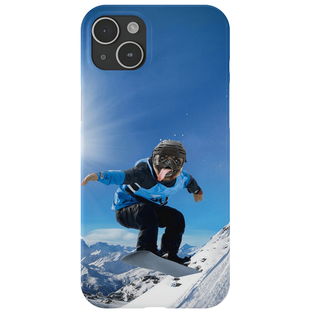 Funda para móvil personalizada &#39;El snowboarder&#39;