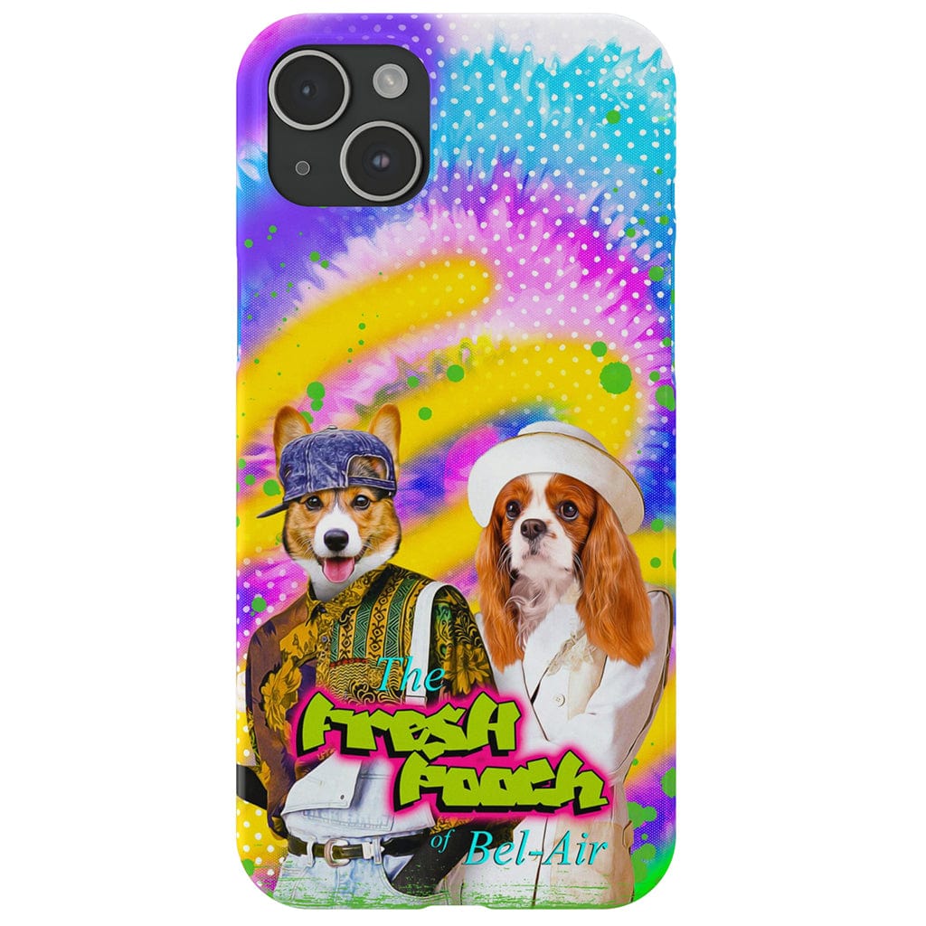 &#39;The Fresh Pooch&#39; Personalized 2 Pet Phone Case