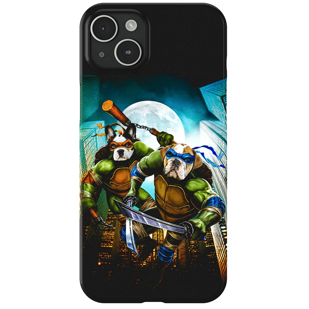 &#39;Teenage Mutant Ninja Doggos&#39; Personalized 2 Pet Phone Case