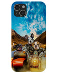 'Harley Wooferson' Funda personalizada para teléfono con 3 mascotas