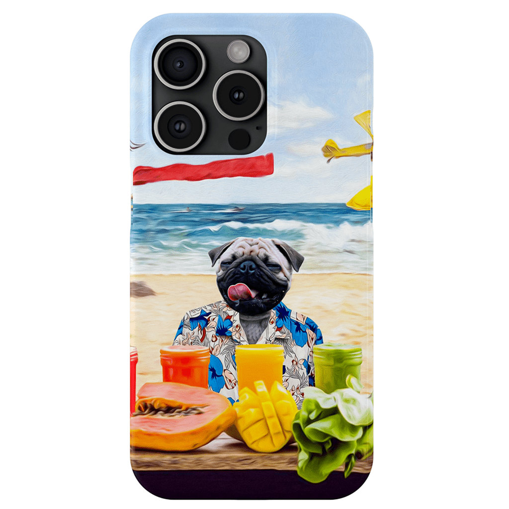 &#39;The Beach Dog&#39; Personalized Phone Case