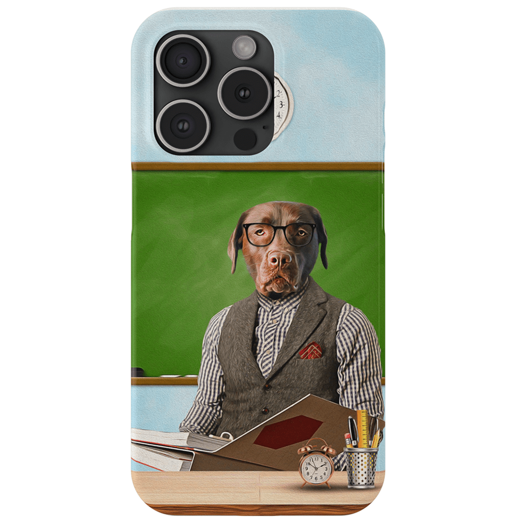 &#39;The Teacher&#39; Personalized Phone Case