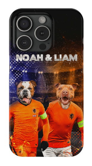 Funda personalizada para teléfono con 2 mascotas &#39;Holland Doggos&#39;