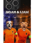 Funda personalizada para teléfono con 2 mascotas 'Holland Doggos'