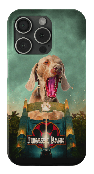 &#39;Jurassic Bark&#39; Personalized Phone Case