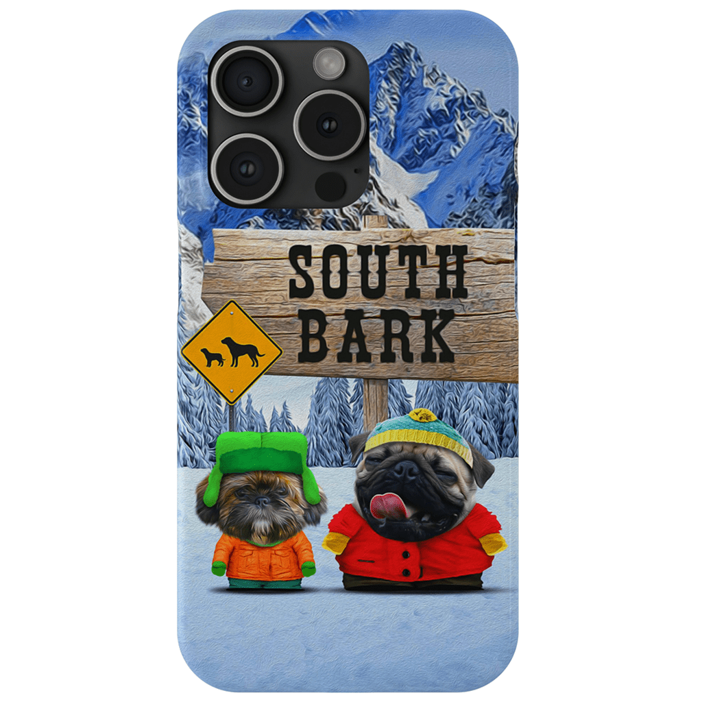 &#39;South Bark&#39; Personalized 2 Pet Phone Case