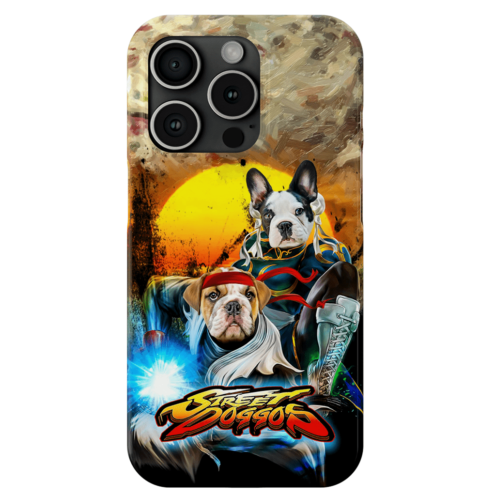 &#39;Street Doggos 2&#39; Personalized 2 Pet Phone Case