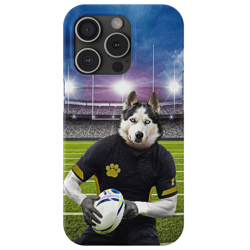 &#39;The Rugby Player&#39; Personalized Phone Case