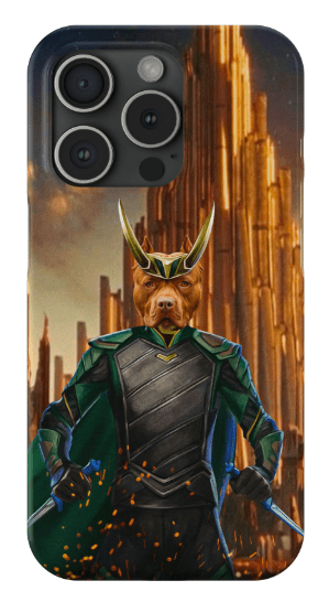 &#39;Loki Doggo&#39; Personalized Phone Case