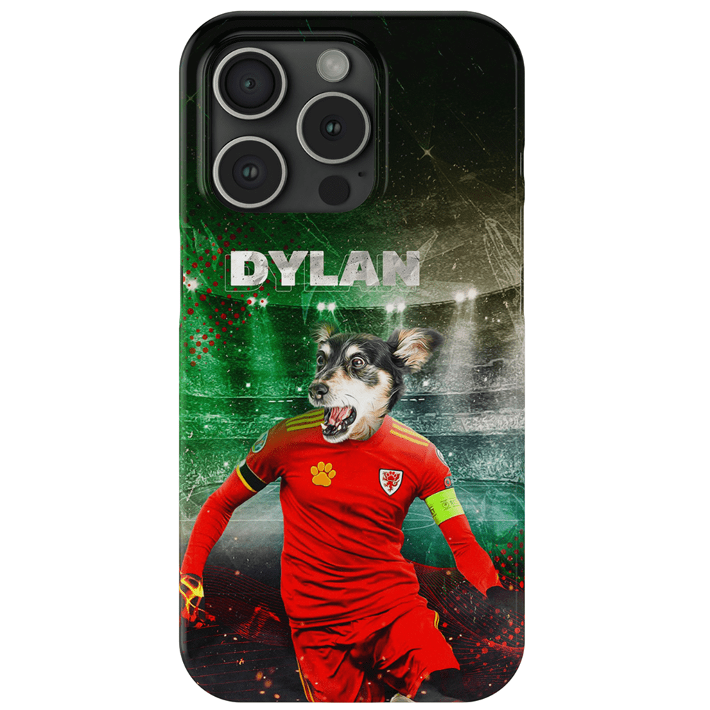 &#39;Wales Doggos Soccer&#39; Personalized Phone Case