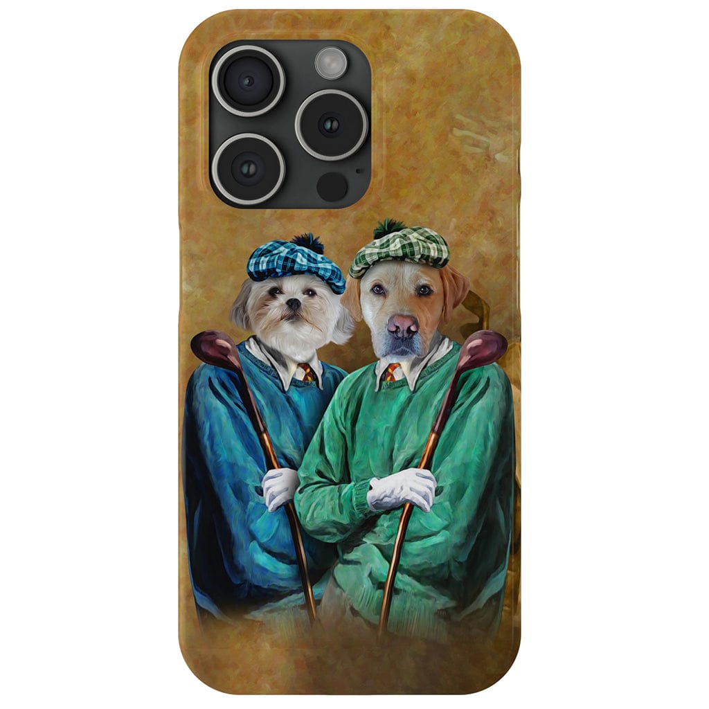 &#39;The Golfers&#39; Personalized 2 Pet Phone Case