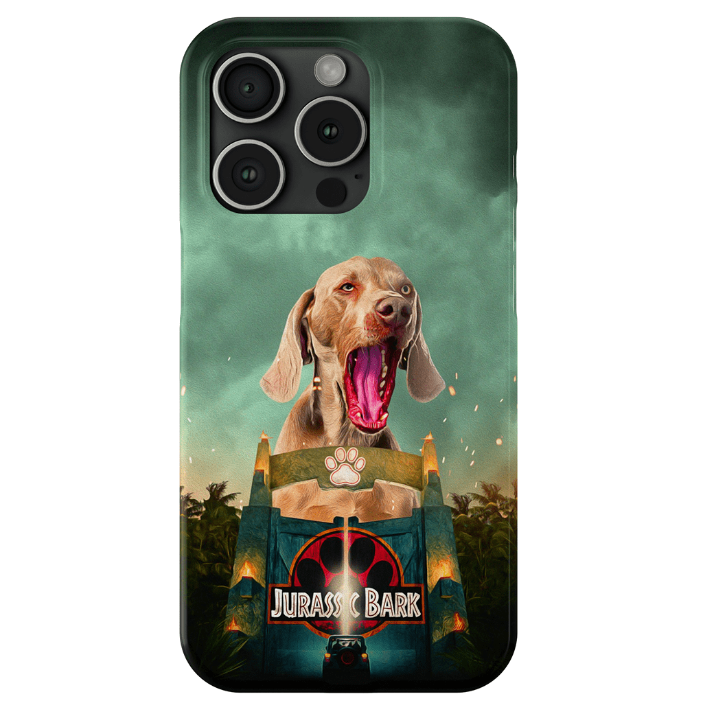 &#39;Jurassic Bark&#39; Personalized Phone Case