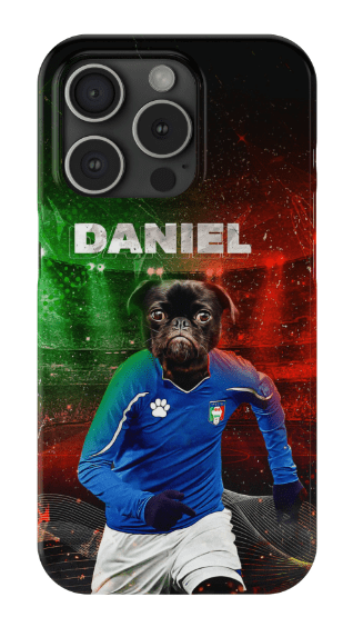 &#39;Italy Doggos Soccer&#39; Personalized Phone Case