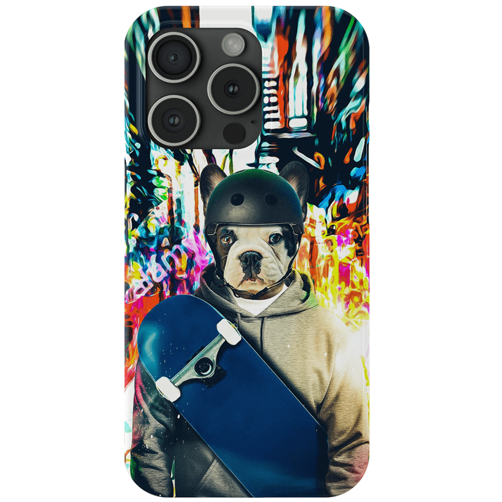 &#39;The Skateboarder&#39; Personalized Phone Case