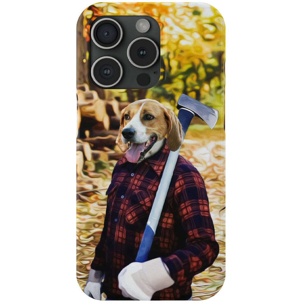 &#39;The Lumberjack&#39; Personalized Phone Case