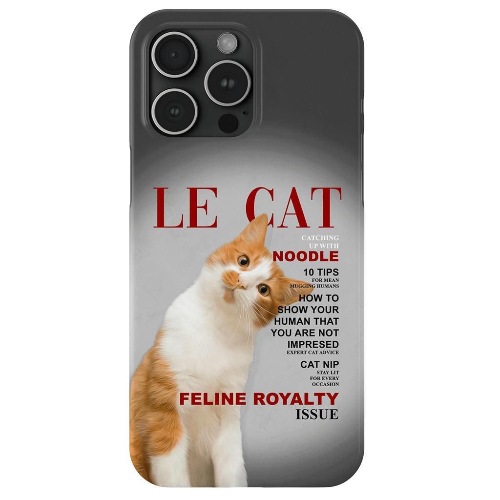 &#39;Le Cat&#39; Personalized Phone Case