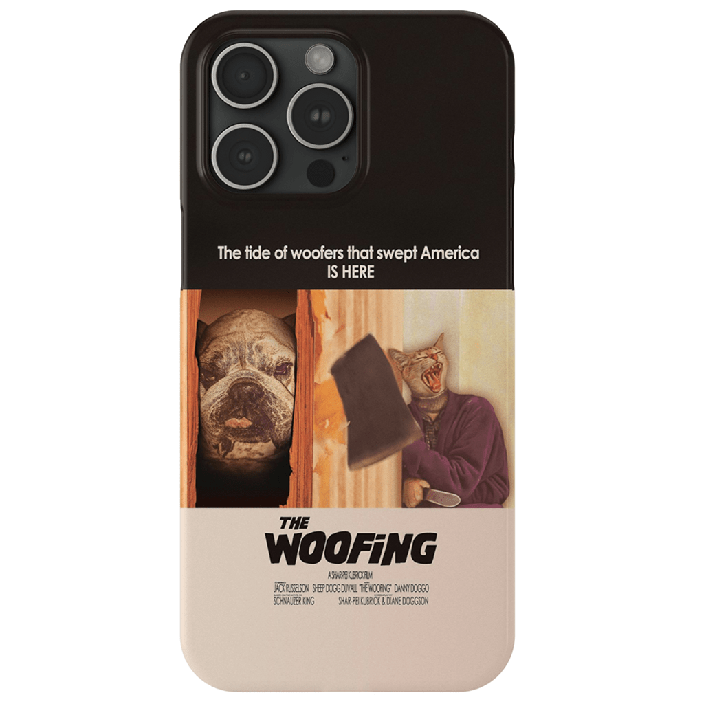 &#39;The Woofing&#39; Personalized 2 Pet Phone Case