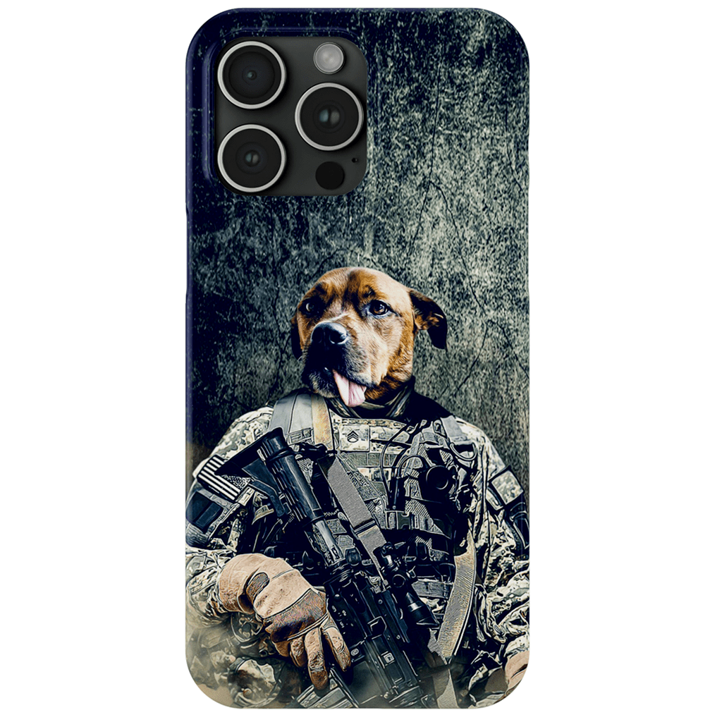 &#39;The Army Veteran&#39; Personalized Phone Case