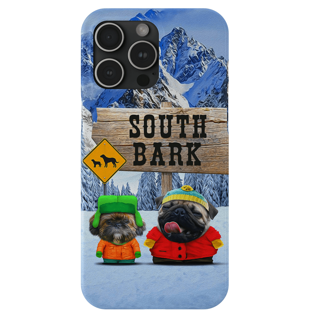 'South Bark' Personalized 2 Pet Phone Case 'South Bark' Personalized 2 Pet Phone Case