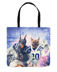 'Indianapolis Doggos' Personalized 2 Pet Tote Bag