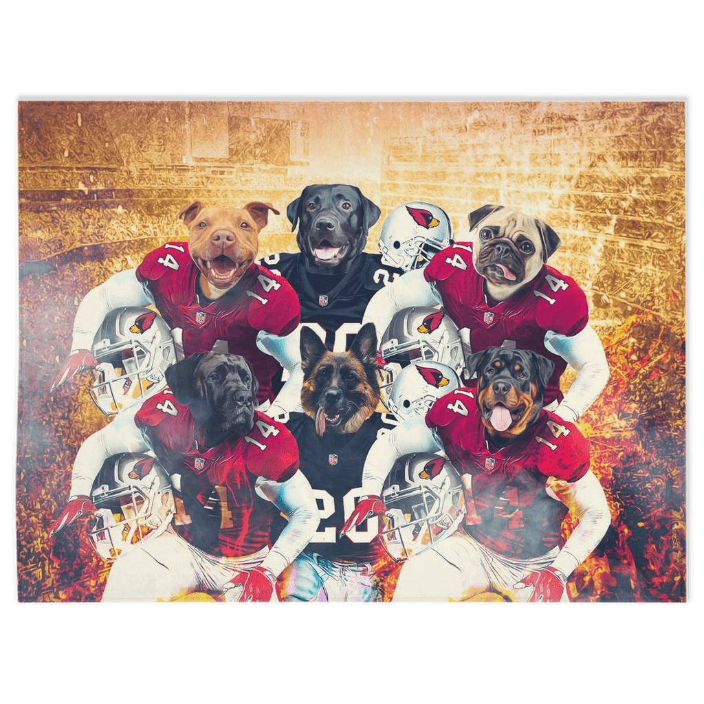 &#39;Arizona Doggos&#39; Personalized 6 Pet Blanket