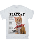 'Playcat' Personalized Pet T-Shirt