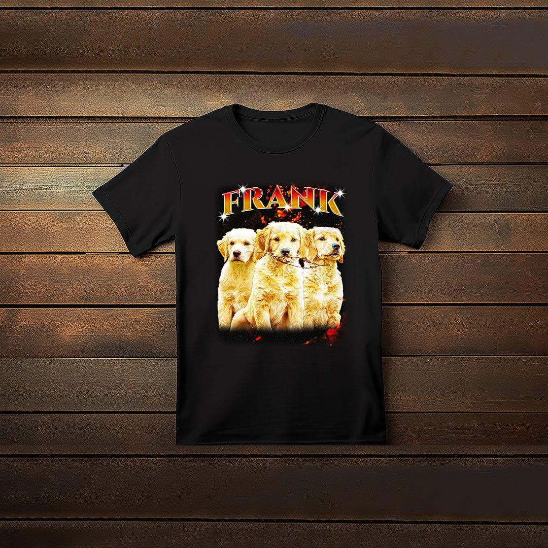 90&#39;s Bootleg (Fire Orange) Custom T Shirt