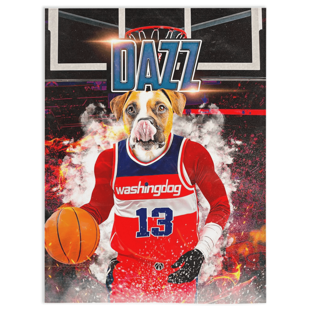 &#39;Washingdog Wizards&#39; Personalized Pet Blanket