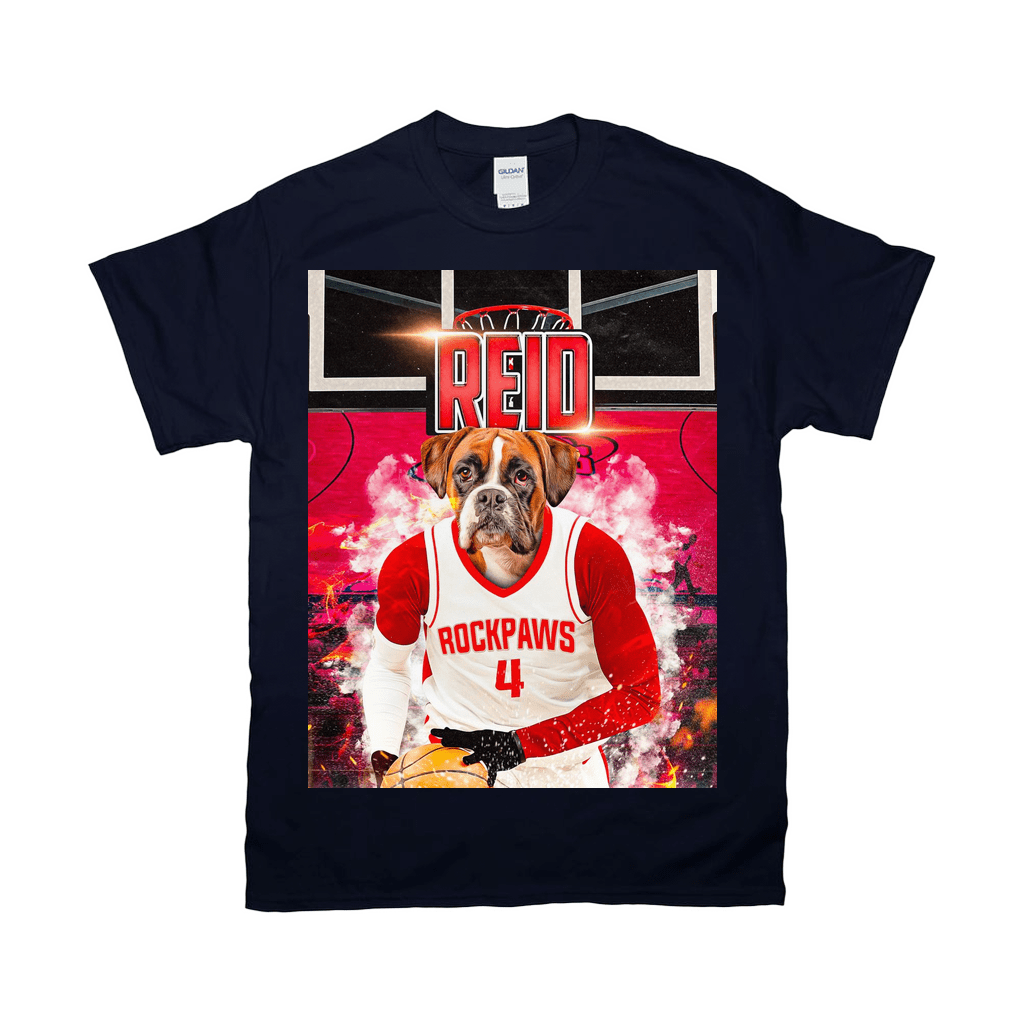 &#39;Houston Rockpaws&#39; Personalized Pet T-Shirt