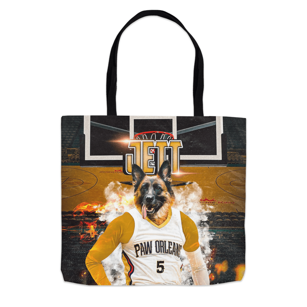 &#39;Paw Orleans Pelicans&#39; Personalized Tote Bag