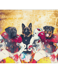 'Arizona Doggos' Personalized 3 Pet Blanket