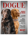 'Dogue' Personalized 2 Pet Poster