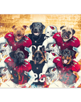'Arizona Doggos' Personalized 6 Pet Poster