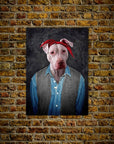 '2Pac Dogkur' Personalized Dog Mini Portrait