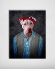 '2Pac Dogkur' Personalized Dog Mini Portrait