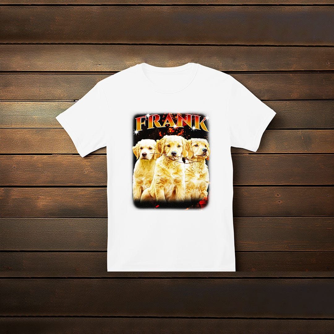 90&#39;s Bootleg (Fire Orange) Custom T Shirt