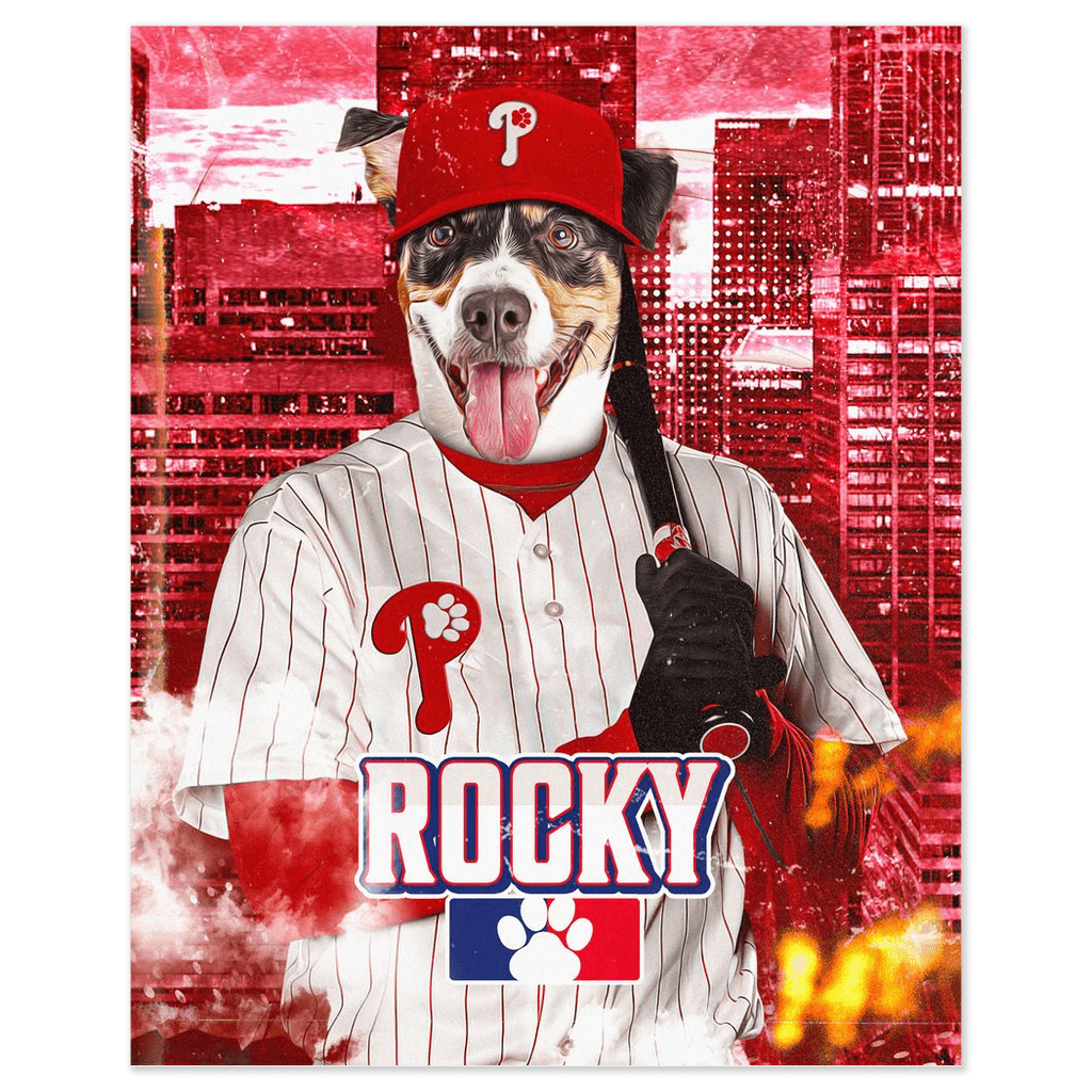 &#39;Philadelphia Pawllies&#39; Personalized Pet Poster
