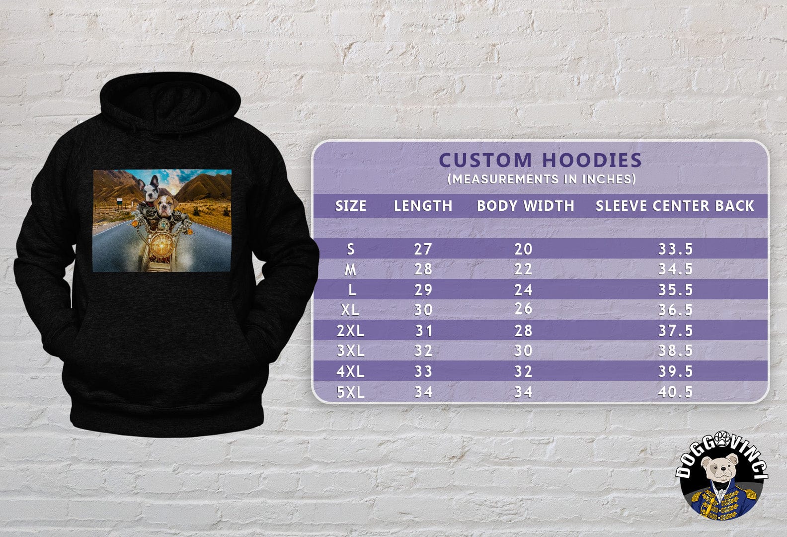 &#39;Harley Wooferson&#39; Personalized 2 Pet Hoody