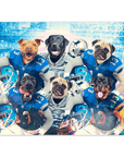 'Detroit Doggos' Personalized 6 Pet Poster