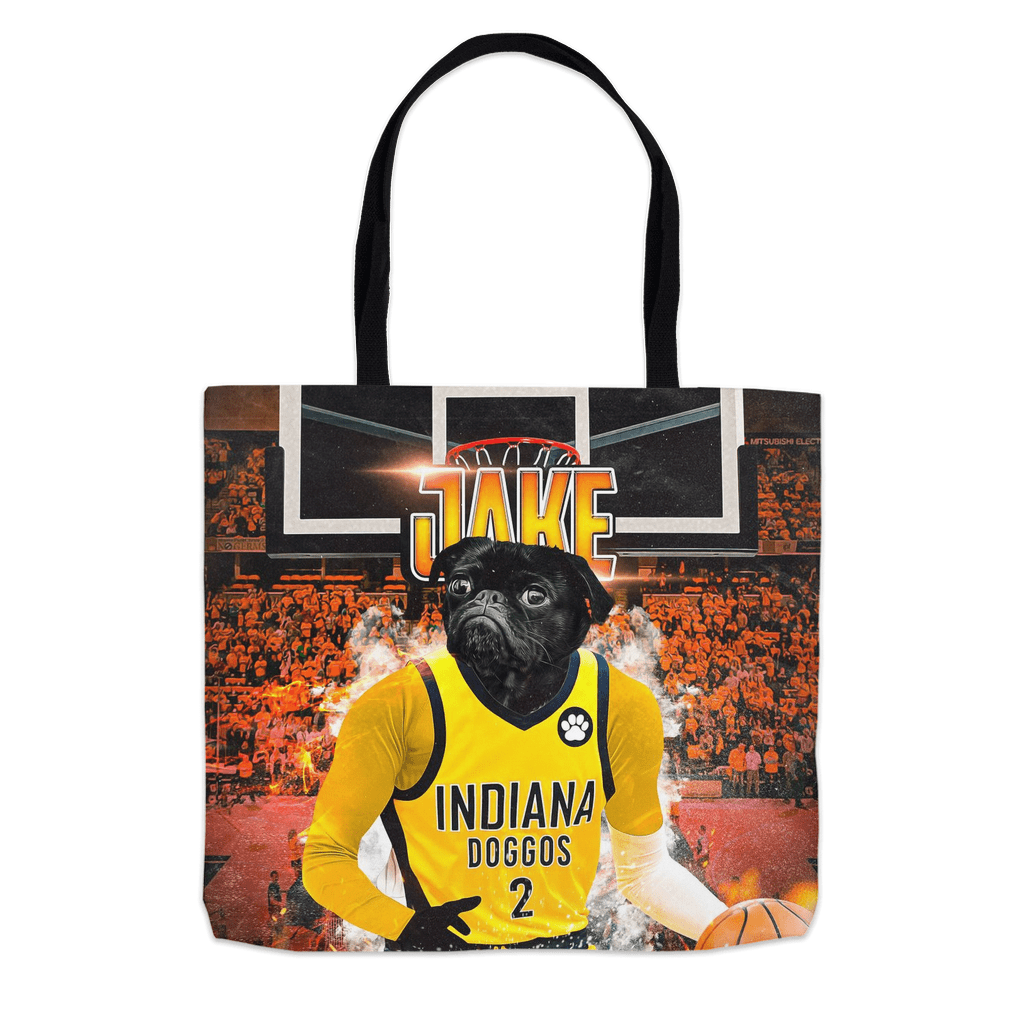 &#39;Indiana Pacers Doggos&#39; Personalized Tote Bag