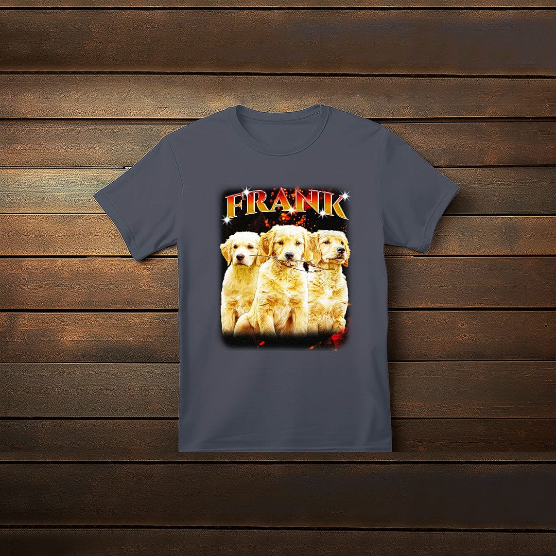 90&#39;s Bootleg (Fire Orange) Custom T Shirt