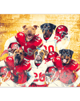 'Kansas City Doggos' Personalized 5 Pet Poster