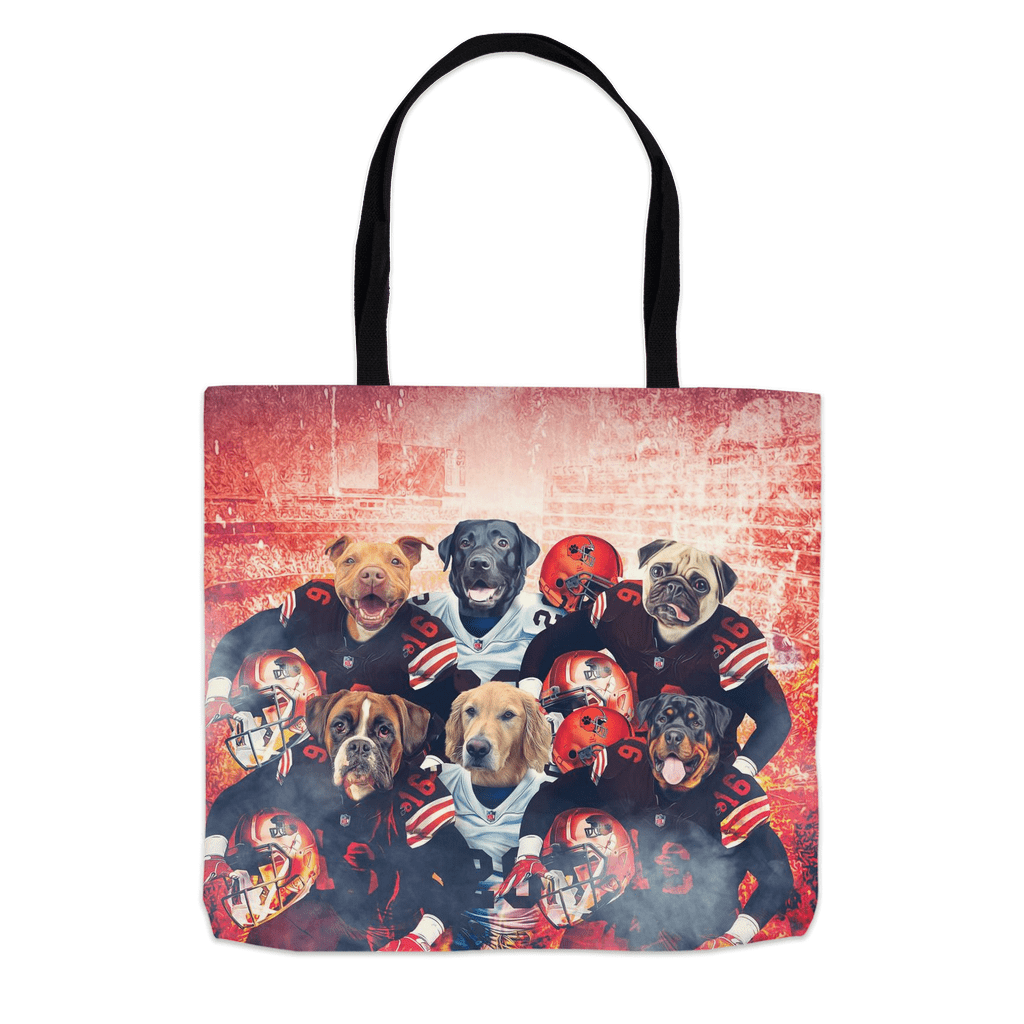 &#39;Cleveland Doggos&#39; Personalized 6 Pet Tote Bag