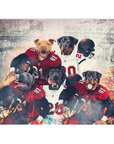 'Tampa Bay Doggos' Personalized 5 Pet Blanket