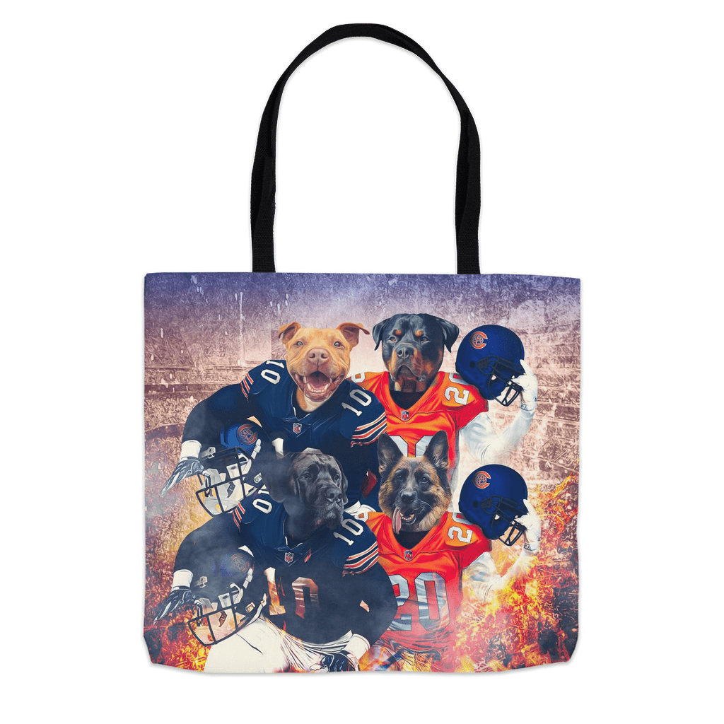 &#39;Chicago Doggos&#39; Personalized 4 Pet Tote Bag