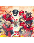 Póster personalizado de 6 mascotas 'San Francisco 40Doggos'