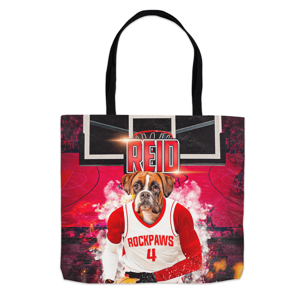 &#39;Houston Rockpaws&#39; Personalized Tote Bag